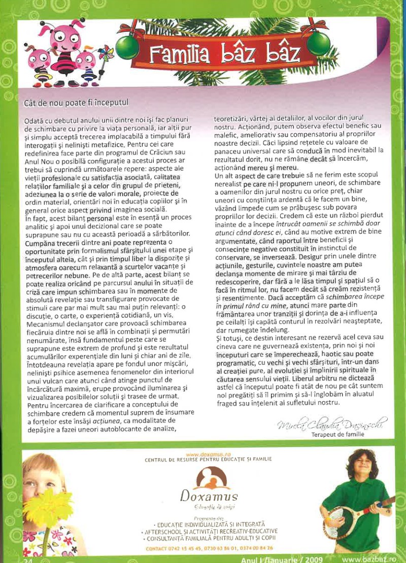 Noutatea Începutului